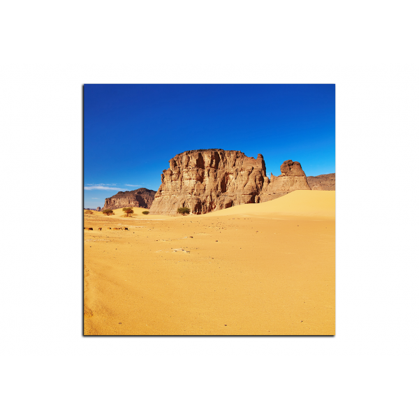 Obraz na plátně - Silnice v poušti - čtverec